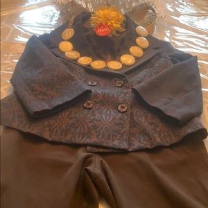 🌸Liz Claiborne brown and blue jacket🌸